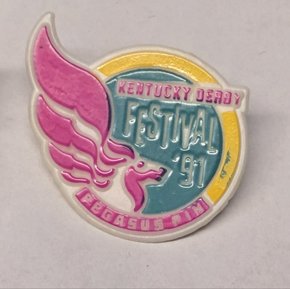 Vtg Kentucky Derby Festival Pegasus Pins Set - Picture 5 of 6